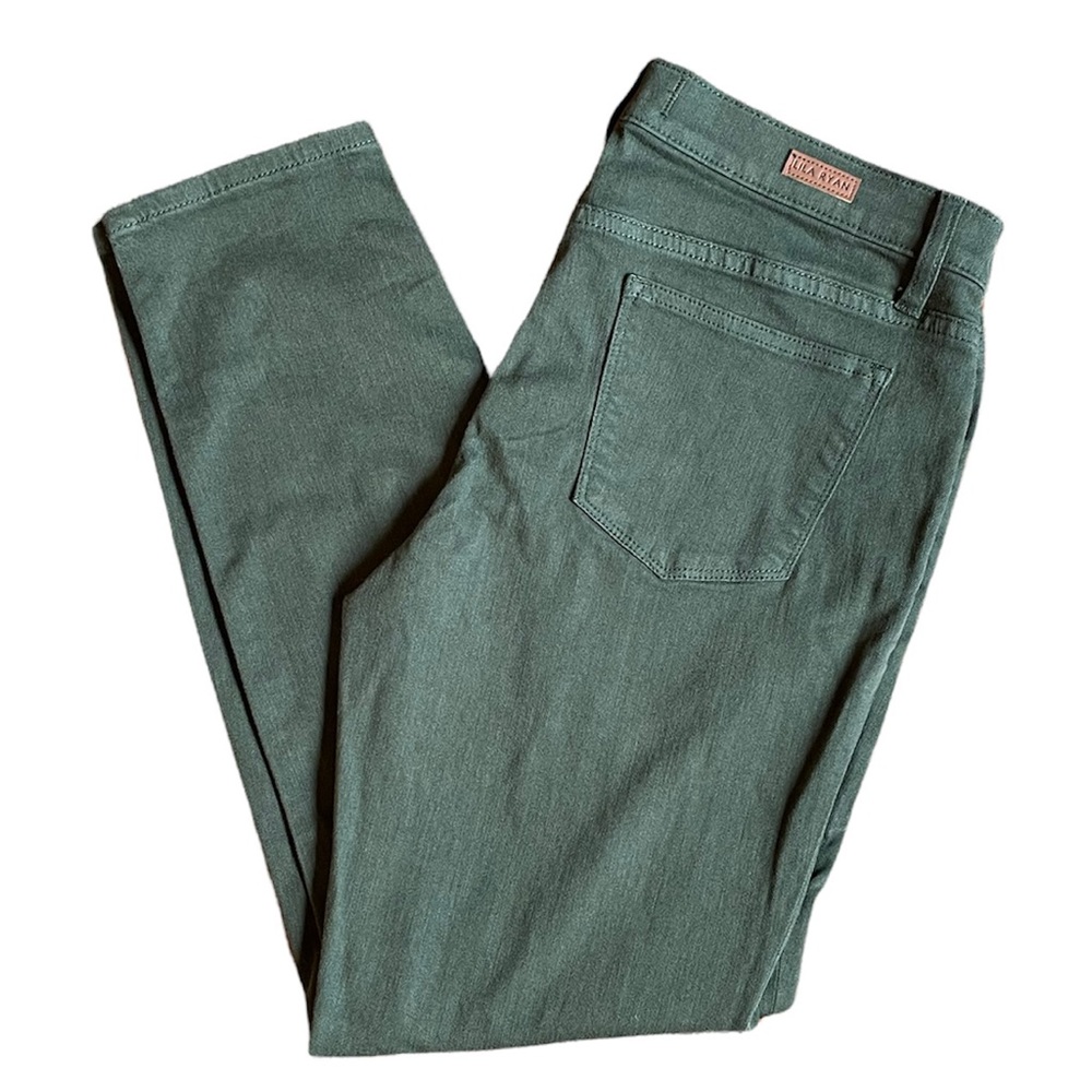 LILA RYAN Liza Super Skinny Ankle Jean Pine Size 31